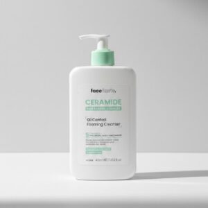 Facefact oil control cleanser photopea Face fact ceramide oil control foaming cleaner 400ml