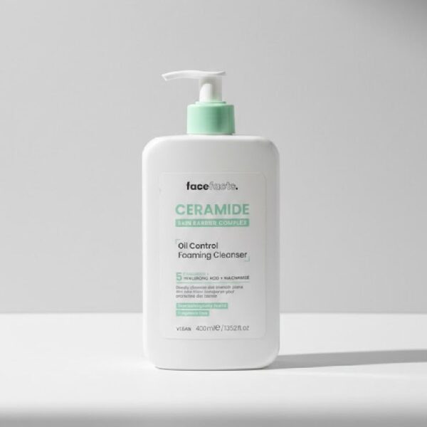 Face fact ceramide oil control foaming cleaner 400ml