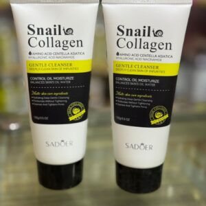 Sadeor snail collagen face wash  100g